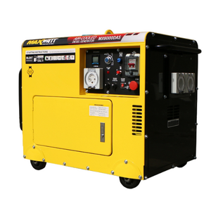 MaxWatt 6kVA Silent Diesel Generator with Electric Start & 2 Wire Auto Start