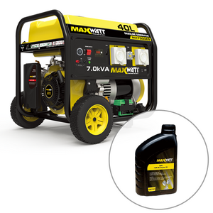 MaxWatt 7kVA Petrol Portable Generator with Electric Start
