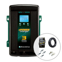Enerdrive 40A AC to DC Battery Charger with Installation Kit