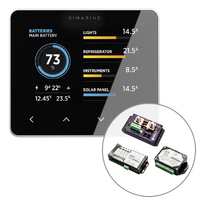 Simarine by Enerdrive, Digital Battery Monitor Pack (Shunt 300A, Quad Shunt 4 x 25A & Tank Module)