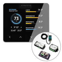 Simarine by Enerdrive, Digital Battery Monitor Pack (Shunt 300A, Quad Shunt 4 x 25A, Tank Module & Inclinometer)