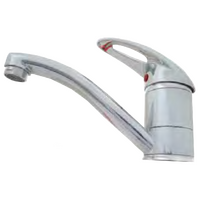 NCE Short 150mm Flick Mixer Tap