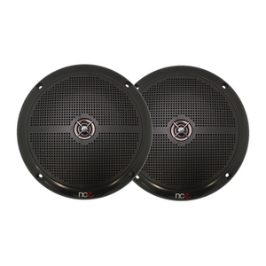 NCE 6.5" Slimline Black Outdoor Speakers
