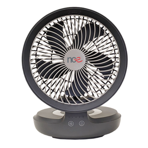 NCE 12v Oscillating Fan, Grey