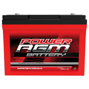 Power AGM 12V 110Ah Deep Cycle Battery