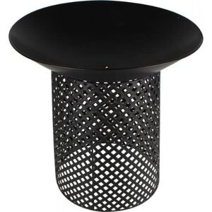 Wildtrak Black Iron Round Fire Pit with Stand, 56x56x58cm