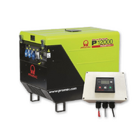 Pramac 11.9kVA Petrol Silenced Generator + 2 Wire Auto Start Controller