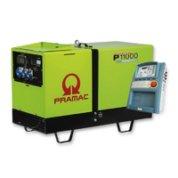 Pramac 10.8kVA Three Phase Silenced Auto Start Diesel Generator, P11000-AMF 3ph