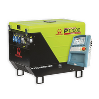 Pramac 13.9kVA Three Phase Petrol Auto Start Silenced Generator + AMF, P12000-3 + PY000A0000S