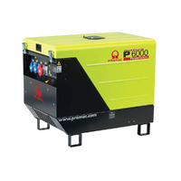 Pramac 5.9kVA AVR Silenced Electric Start Diesel Generator, P6000