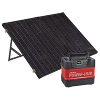 Projecta PH125 12V Portable Power-Hub & 12V 120W Monocrystalline Portable Folding Solar Panel Pack