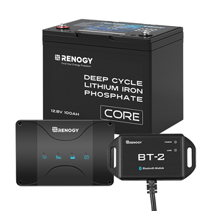 Renogy 100Ah Lithium Battery and Charger Bundle