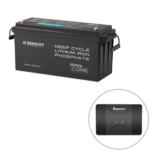 Renogy 200Ah Bluetooth Lithium Battery & 50A DC-DC Charger Bundle