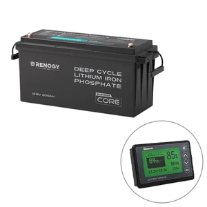Renogy 12V 200Ah Core Series Lithium Battery with Bluetooth
