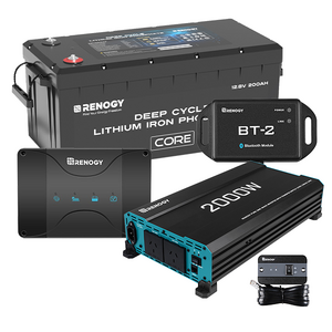 Renogy 200Ah Lithium Battery, Charger and Inverter Bundle