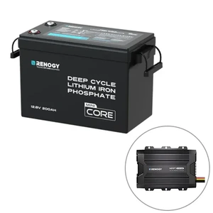 Renogy 200Ah Mini Lithium with DC-DC Charger Bundle