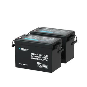 Renogy 12V 200Ah Core Mini Lithium Battery x2