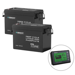 Renogy 12V 300Ah Core Mini Lithium Battery x2