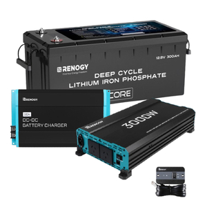 Renogy Summit 300Ah Lithium Battery, Charger and Inverter Bundle
