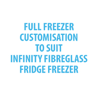 Evakool Full Freezeer Customisation to Suit Infinity Fibreglass Fridge Freezers