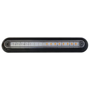 Supex Slimline Combination Rear Lamp, Small Single Stop/Tail/Indicator with Black Base