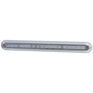 Supex Slimline Combination Rear Lamp, Single Reverse with Chrome Base