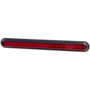 Supex Slimline Combination Rear Lamp, Single Stop/Tail with Black Base