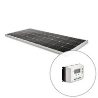 Dometic RTS160 160W Fixed Solar Panel and 30A Solar Charge Controller Kit