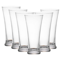 D-Still 610ml Unbreakable Pilsner Glass, Set of 6