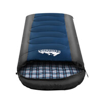 Weisshorn Navy Single Thermal Sleeping Bag for -20°C to 10°C