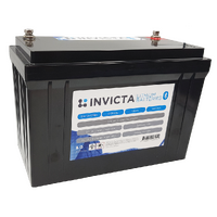 Invicta 12V 125Ah Lithium Battery with Bluetooth