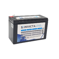 Invicta 12V 9Ah Lithium Battery with 4 Series Functionality