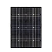 Enerdrive 150W Squat Mono Crystalline Fixed Solar Panel, Black