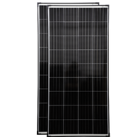 Enerdrive 2 x 190W Fixed Solar Panel - Black, Twin Pack