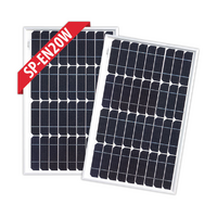 Enerdrive 2 x 20W Fixed Solar Panel Twin Pack