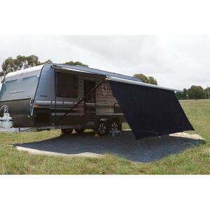 Supex Black Long Wall Privacy Screen