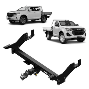 TAG Heavy Duty Extended Towbar for Mazda BT-50 & Isuzu D-MAX, Extended Cab Chassis With Step (07/2020 - on)