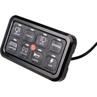 Thunder 12/24V 8 Way Touch Switch with Blue LED Illumination