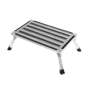 TRA XL Platform Single Folding Step With Adjustable Height Legs