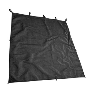 TRA Caravan Privacy Screen End Wall, Black