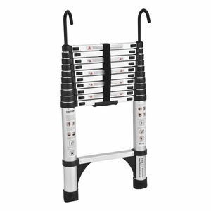 TRA 3.2m Portable Telescopic Ladder with Hooks and Carry Bag