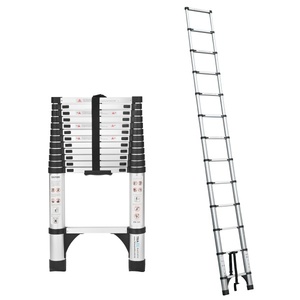 TRA Telescopic Ladder 4.4m Silver