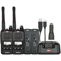 GME 2W UHF CB Handheld Radio Twin Pack