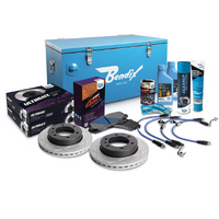Bendix Ultimate 4WD Brake Upgrade Kit with 2 inch Lift (Hat Rotor) to suit Holden Colorado (2012-2020) RG