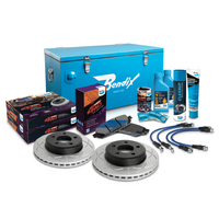 Bendix Ultimate 4WD Brake Upgrade Kit Front 18" Wheels to suit Jeep Grand Cherokee (2010-2018) WK2 WK & (2010-On) WK WK2