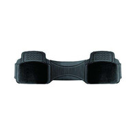 DZ Colossus 1-Piece Black Rubber/Carpet Car Mat