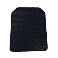 DZ 1-Piece Black Rubber Heavy Duty Car Mat