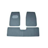 DZ Astro 3-Piece Grey Carpet Car Mat