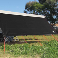 Coast V2 Black Sunscreen to suit Rollout Awnings, 10ft - 18ft