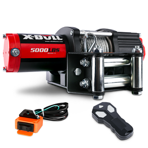 X-BULL 5000LB / 2267kg 12V Steel Cable Wireless Electric Winch